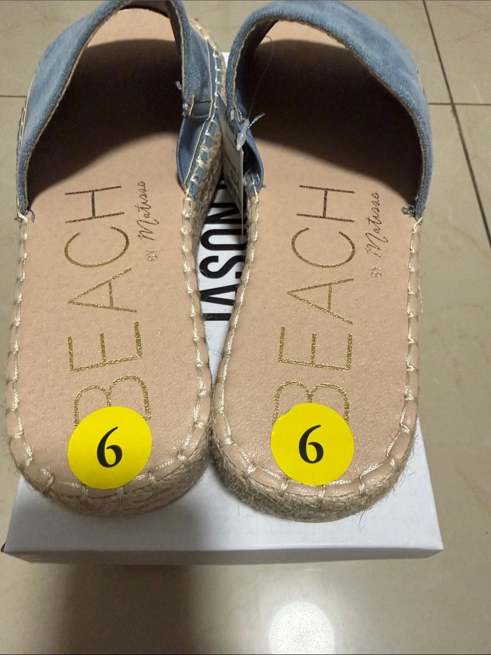 Jason Wu Light Blue Suede Espadrille Platform Slide
